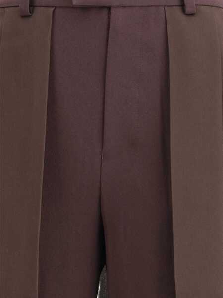 Pantaloni casual UNDERCOVER Organza Pants BROWN Femei (BM 18825760) 4