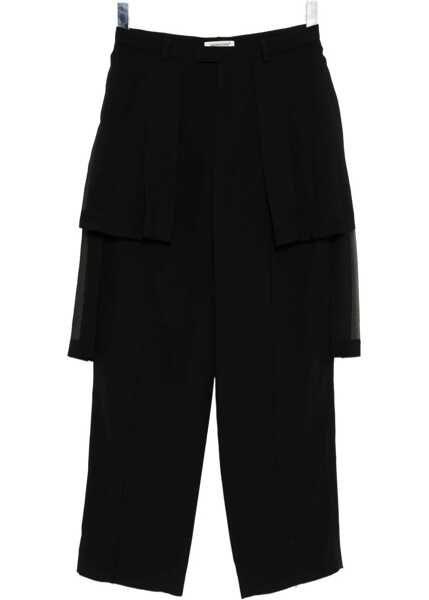 Pantaloni casual UNDERCOVER Organza Pants BLACK Femei (BM 18825769) 1