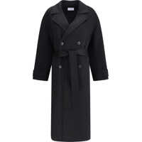Paltoane Double-breasted long Coat Femei