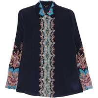 Camasi casual Silk Shirt Paisley print Femei