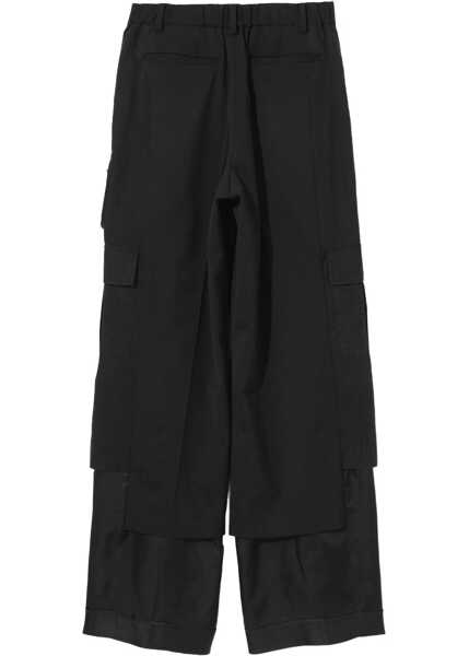 Pantaloni casual UNDERCOVER Paneled Pants BLACK Femei (BM 18825799) 2