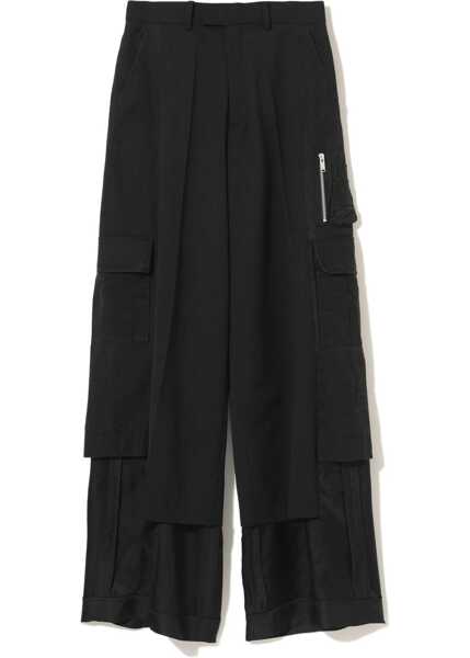 Pantaloni casual UNDERCOVER Paneled Pants BLACK Femei (BM 18825799) 1