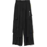 Pantaloni casual Paneled Pants Femei