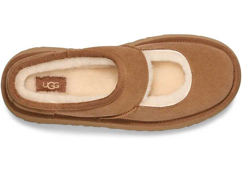 Balerini UGG Slipper Bea Mary Jane BROWN Femei (BM 18825994) 4