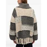 Imbracaminte Dama pagina 409 - Pulovere casual Ganni Patchwork Jersey With Bangs MULTICOLOUR Femei (BM 18826000) - B-mall.ro