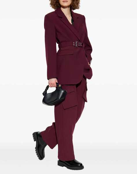 Sacouri Ganni Crepe Blazer BORDEAUX Femei (BM 18826009) 2
