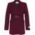Ganni Crepe Blazer BORDEAUX