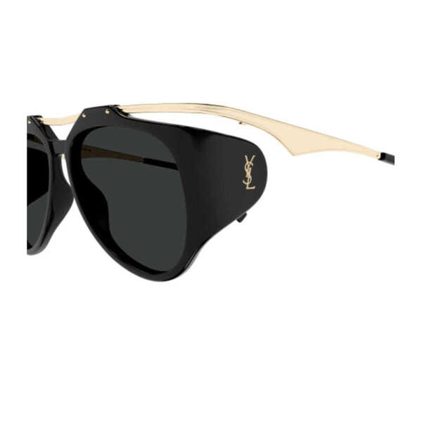 Ochelari de soare Saint Laurent Saint Laurent Sl M137/F Amelia Linea Monogram Sunglasses Black Femei (BM 18831075) 3