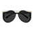 Saint Laurent Saint Laurent Sl M137/F Amelia Linea Monogram Sunglasses Black