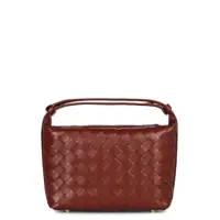 Genti de mana Bottega Veneta Mini Wallace Leather Shoulder Bag Femei