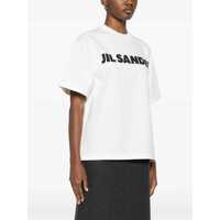Imbracaminte Dama pagina 409 - Tricouri Jil Sander White Crewneck T-Shirt With Logo Lettering On The Front In Cotton Woman WHITE Femei (BM 18832854) - B-mall.ro