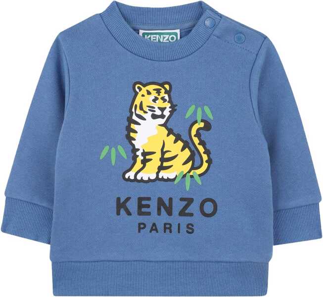 Costume Kenzo Jersey Set With Pants BLUE Baieti (BM 18833494) 3