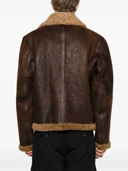 Jachete Belstaff Shearling Jacket EBONY/DARK SANDSTONE Barbati (BM 18851149) 4