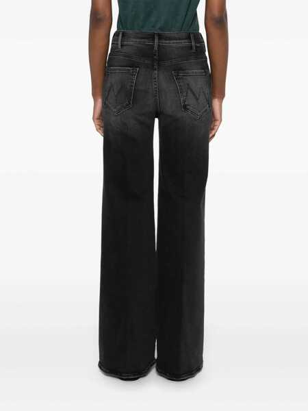 Blugi MOTHER Grey Five-Pocket Flared Jeans In Cotton Denim Woman GREY Femei (BM 18851511) 4