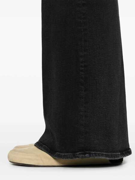 Blugi MOTHER Grey Five-Pocket Flared Jeans In Cotton Denim Woman GREY Femei (BM 18851511) 5