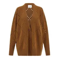 Cardigane Nude Argyle Cut-Out Cardigan Femei