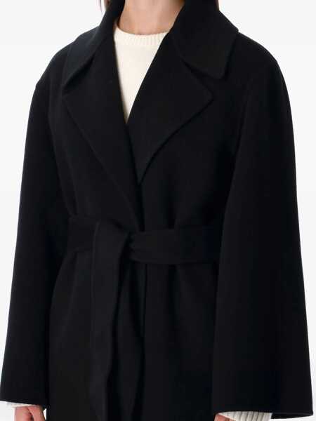 Paltoane Alberta Ferretti Alberta Ferretti Coat In Double-Face Wool Black Femei (BM 18851781) 3