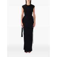 Rochii Ottolinger Sleevy Black Organic Cotton Maxi Dress Femei