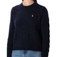 Tricouri Polo Ralph Lauren Dama - Tricouri Polo Ralph Lauren Polo Ralph Lauren Wool And Cashmere Cable-Knit Sweater HUNTER NAVY Femei (BM 18851814) - B-mall.ro