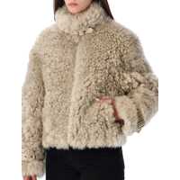 Imbracaminte S.W.O.R.D 6.6.44 Dama - Geci S.W.O.R.D 6.6.44 S.W.O.R.D 6.6.44 Beige Shearling Jacket With High Collar PEARL Femei (BM 18851850) - B-mall.ro