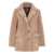 URBANCODE Urbancode Reversible Faux Fur Coat With Suede Interior Brown
