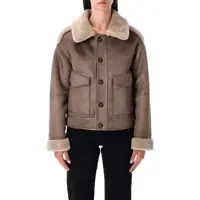 Imbracaminte URBANCODE Dama - Geci URBANCODE Urbancode Reversible Faux Fur Jacket With Suede Interior Brown Femei (BM 18851976) - B-mall.ro