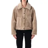 Geci Urbancode Reversible Faux Fur Jacket With Suede Interior Femei