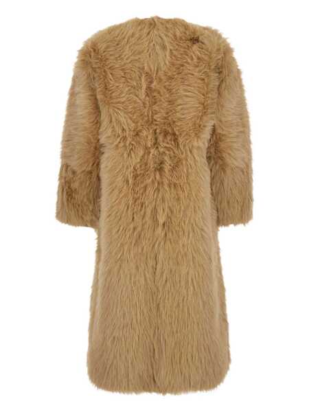 Paltoane URBANCODE Urbancode Faux Fur Coat With Suede Interior Brown Femei (BM 18851985) 3