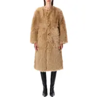 Paltoane Urbancode Faux Fur Coat With Suede Interior Femei
