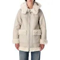 Imbracaminte URBANCODE Dama - Geci Parka URBANCODE Urbancode Reversible Faux Fur Coat With Hood Grey Femei (BM 18851994) - B-mall.ro