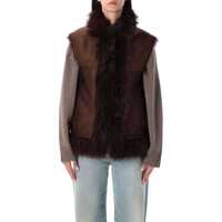 Imbracaminte URBANCODE Dama - Geci URBANCODE Urbancode Reversible Faux Fur Gilet Brown Femei (BM 18852006) - B-mall.ro