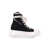 Rick Owens Rick Owens Drkshdw Cargo Abstract Woman'S Sneaks BLACK MILK MILK
