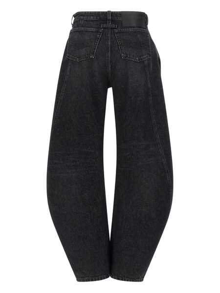Blugi Jean Paul Gaultier Jean Paul Gaultier Black Denim Strap Loose-Fit Jeans VINTAGE BLACK Femei (BM 18852153) 1