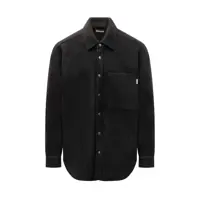 Camasi Amish Amish Overshirt Black Men'S Barbati