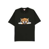Tricouri Kenzo Kenzo Men'S Green T-Shirt With Tiger Print Barbati