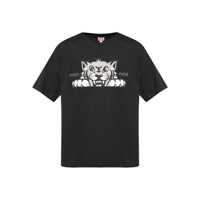 Tricouri Kenzo Kenzo Men'S Black T-Shirt With Tiger Print Barbati
