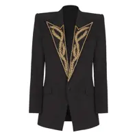 Sacouri Balmain Leaf Embroidery Blazer Barbati