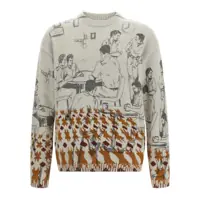 Pulovere JW Anderson Jacquard Pattern Sweater Barbati