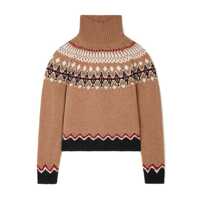 Pulovere Alanui Sweet Winter Turtleneck Camel/Multicolor Femei