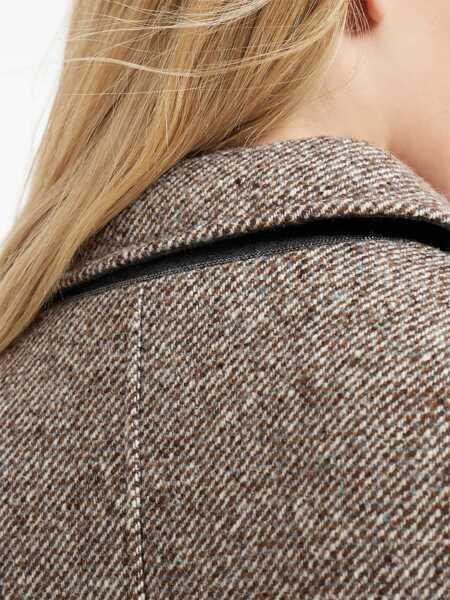 Paltoane Brunello Cucinelli Brunello Cucinelli Coats BROWN Femei (BM 18854697) 5