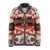 Frantic Multicolor Cardigan With Front Zip Closure And All-Over Geometric Motif In Wool Woman MULTICOLOR