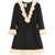 Valentino Garavani Wool and silk short Dress NERO/BETULLA
