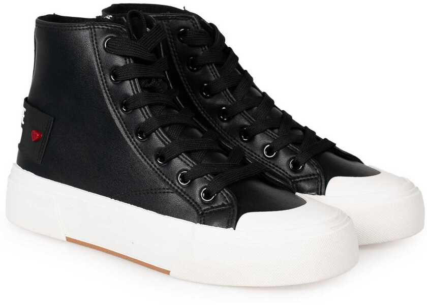 Papuci LOVE Moschino JA15022G1MIA0 Czarny Femei (BM 18855835) 2