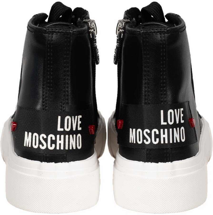 Papuci LOVE Moschino JA15022G1MIA0 Czarny Femei (BM 18855835) 5