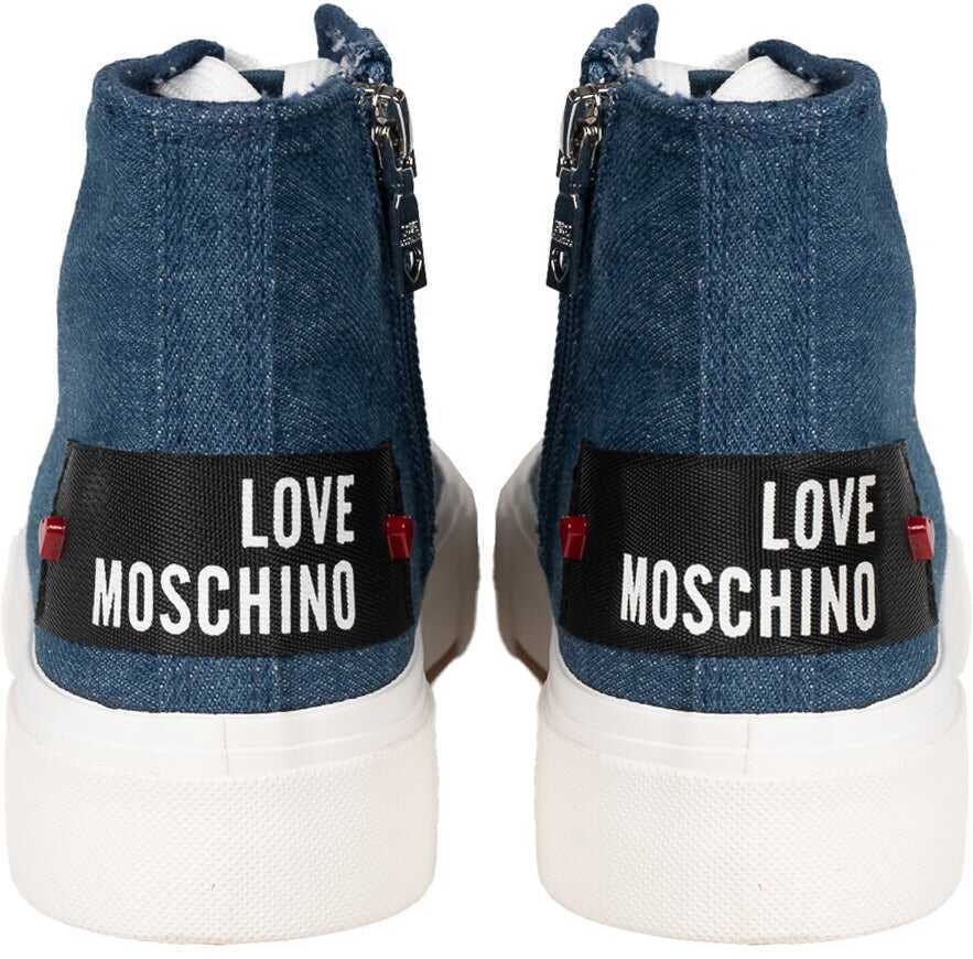 Papuci LOVE Moschino JA15022G1MJO5 Niebieski Femei (BM 18855838) 5