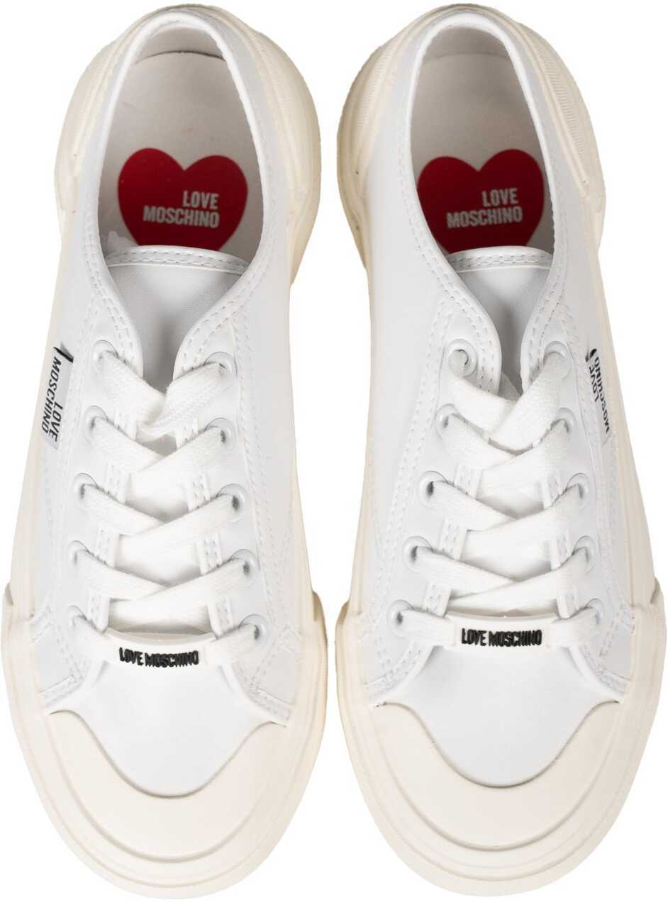 Papuci LOVE Moschino JA15012G1LIA0 Biay Femei (BM 18855841) 6