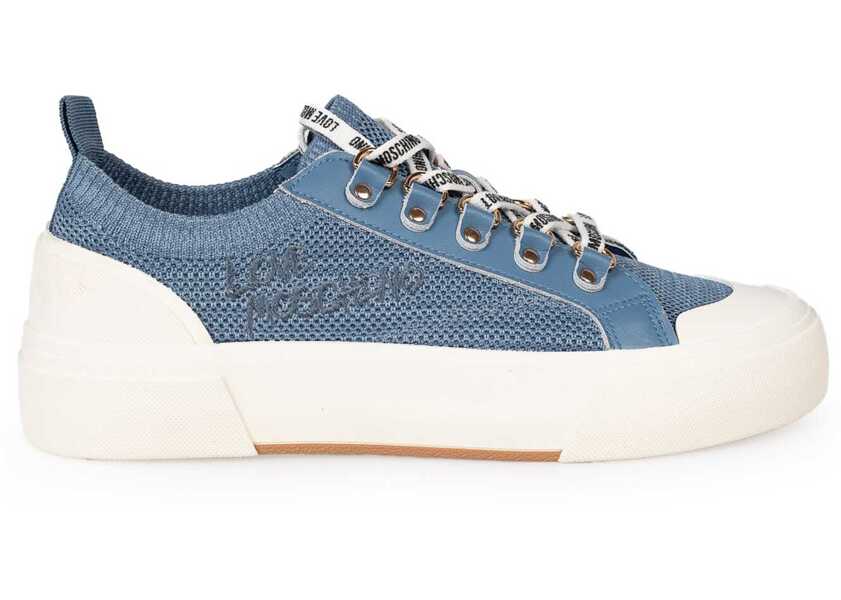 Papuci LOVE Moschino JA15022G1LIYI Niebieski Femei (BM 18855844) 3