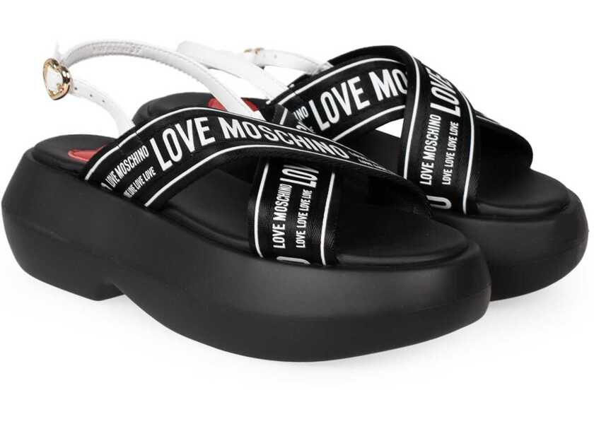 Papuci LOVE Moschino JA16257I0IIX6 Czarny Femei (BM 18855847) 2