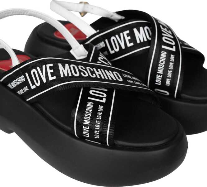 Papuci LOVE Moschino JA16257I0IIX6 Czarny Femei (BM 18855847) 4