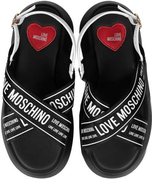 Papuci LOVE Moschino JA16257I0IIX6 Czarny Femei (BM 18855847) 6